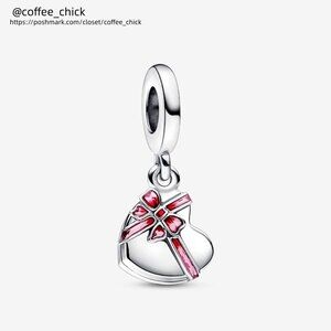 Pandora Openable Heart Chocolate Gift Box Dangle Charm